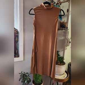 Balera "Knotted Tunic Dress/D12228" Lyrical/Dance Costume, Size MA, Camel